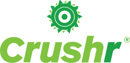 Crushr Logo - Mobile Dumpster Compactor Service